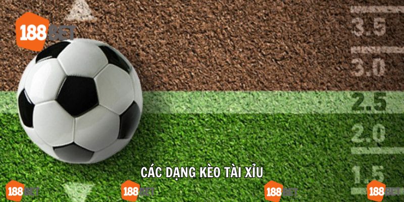 Các dạng kèo trên dưới phổ biến đặt cược
